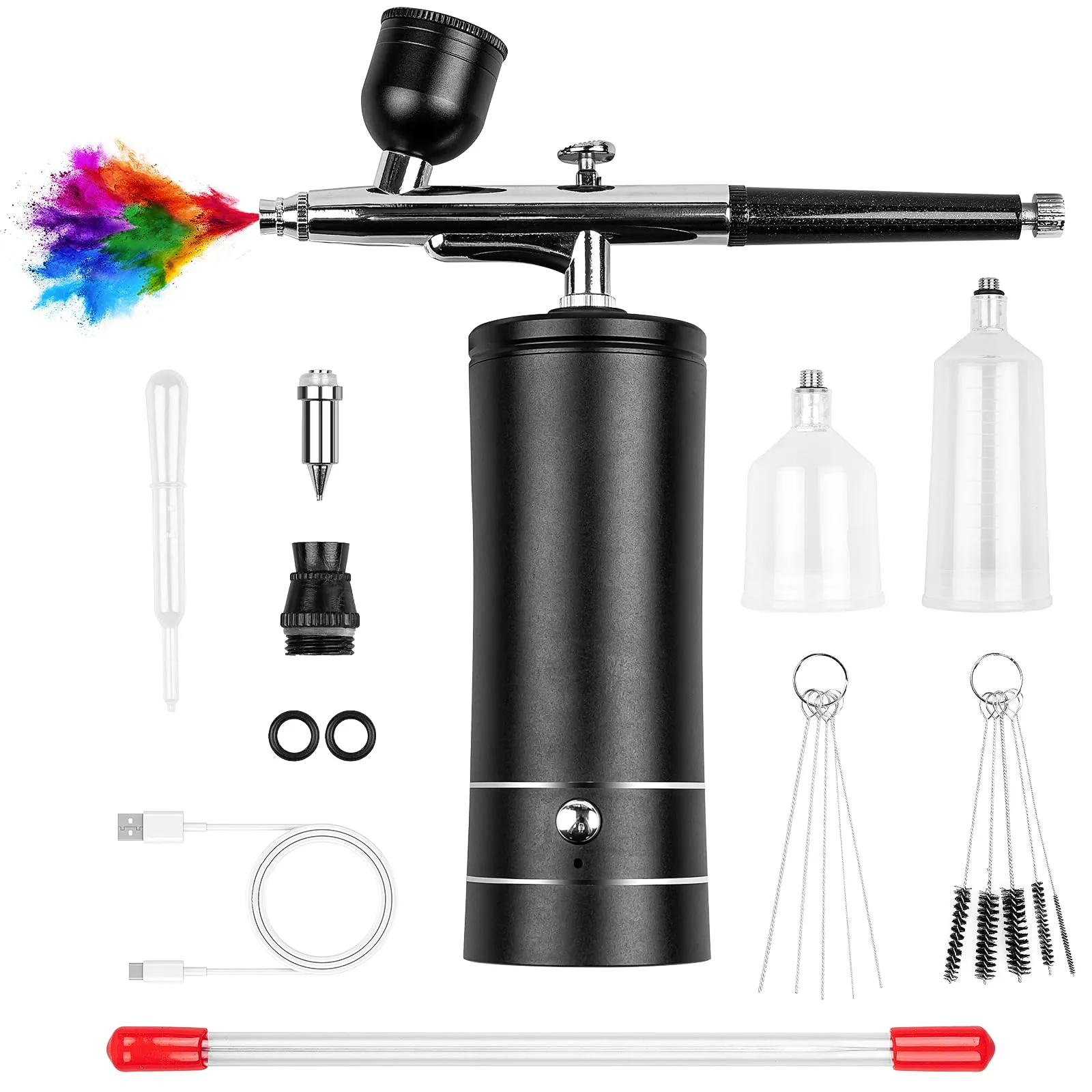 Barber Airbrush Kit: Essential Tools for Precision Styling 3 Barber Airbrush Kit: Essential Tools for Precision Styling barber airbrush